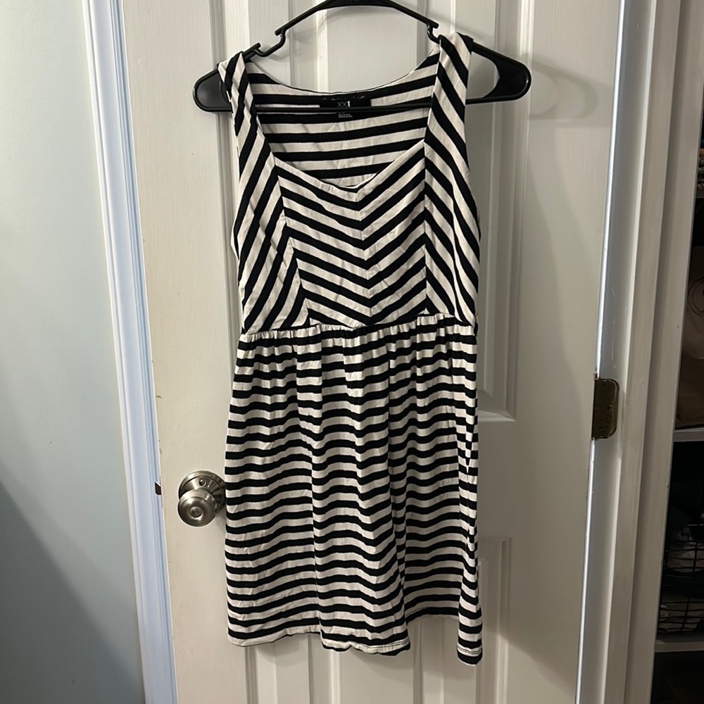 Striped v-neck dress from Forever 21
